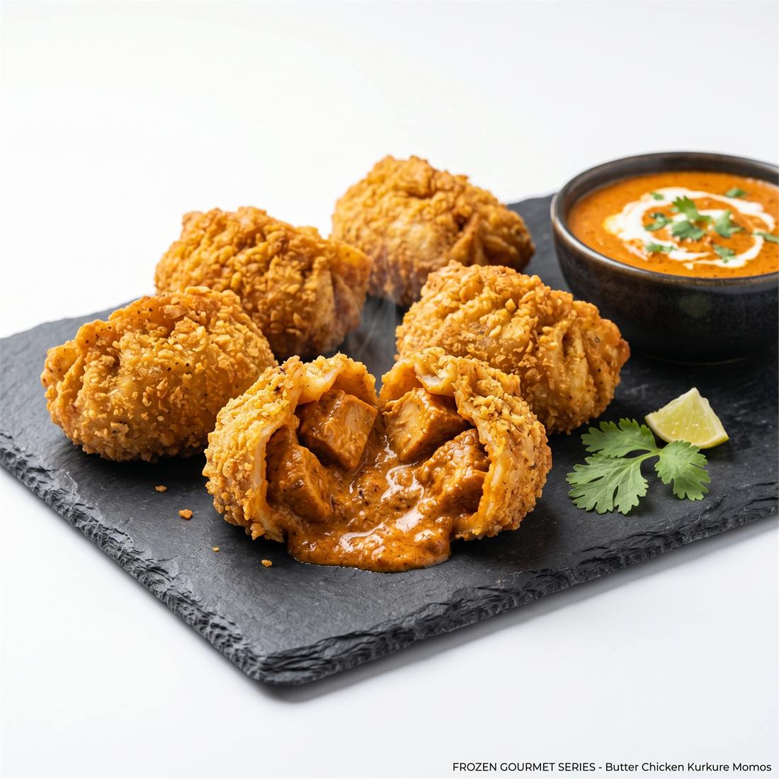 Butter Chicken Kurkure Momo